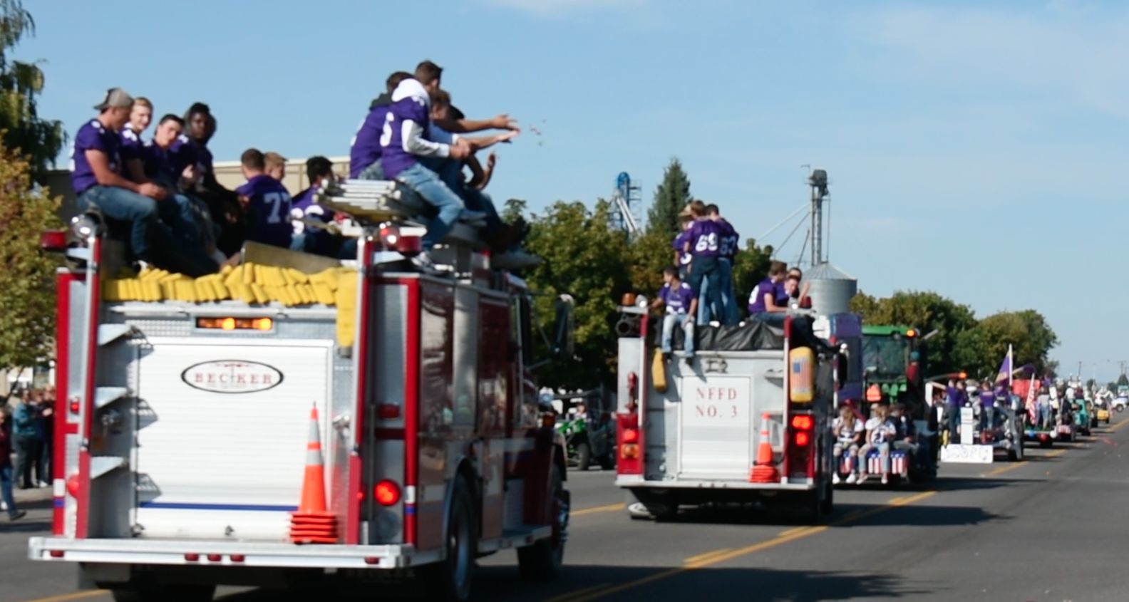 North Fremont High School celebrates with homecoming parade